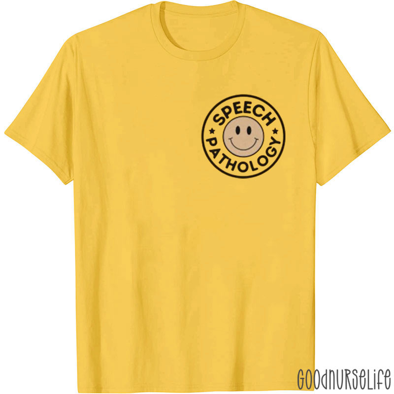 Funny Speech Pathology Smiley Face T-Shirt