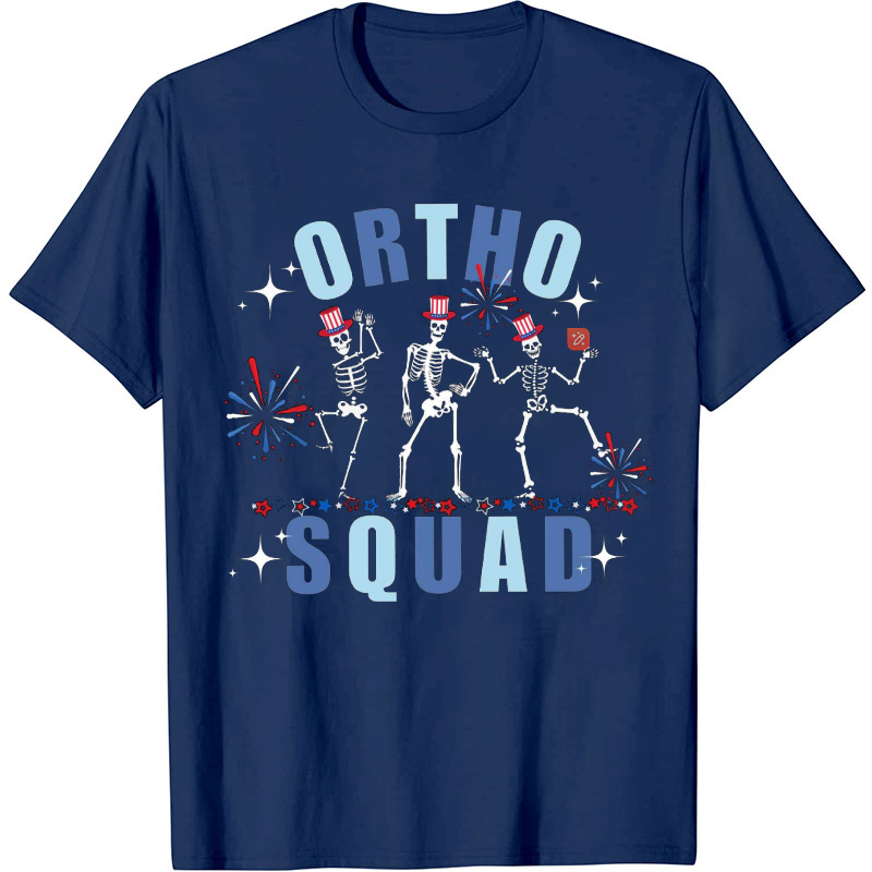4th July Ortho Squad Nurse T-Shirt