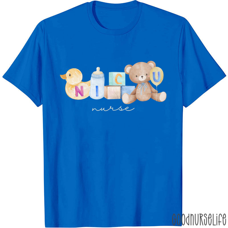 Neonatal Intensive Care Unit Bear Nurse T-Shirt