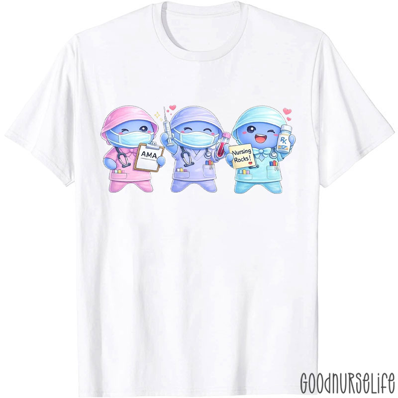 Nursing Balloon Glove Dolls T-Shirt