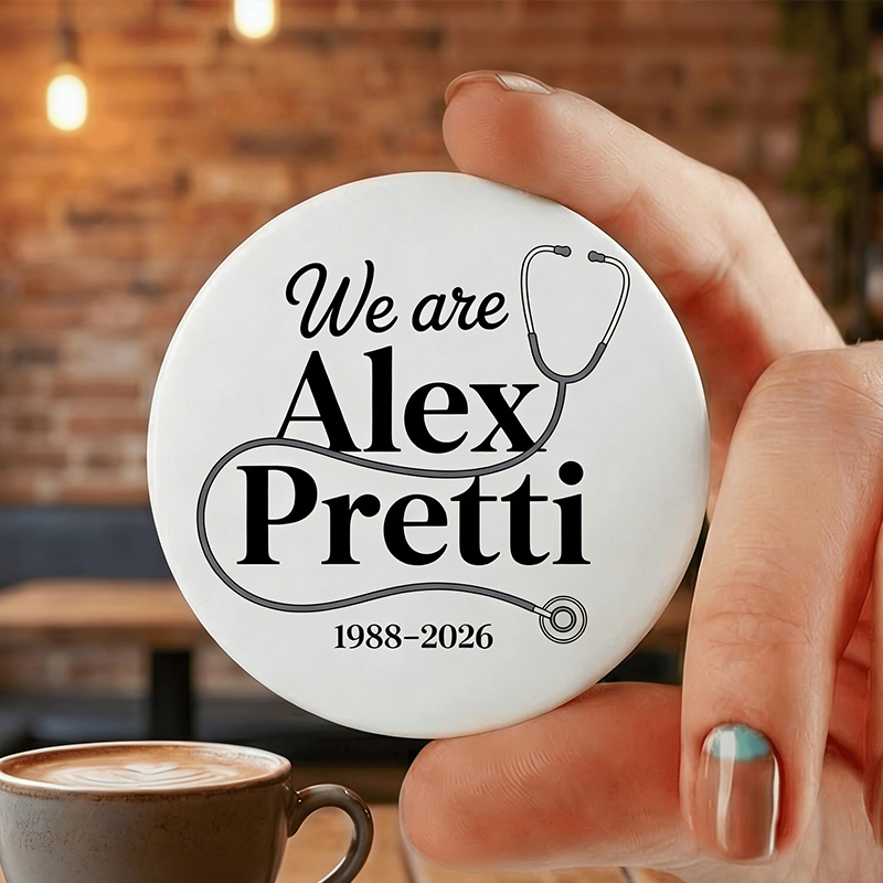 We Are Alex Nurse Pinback Button