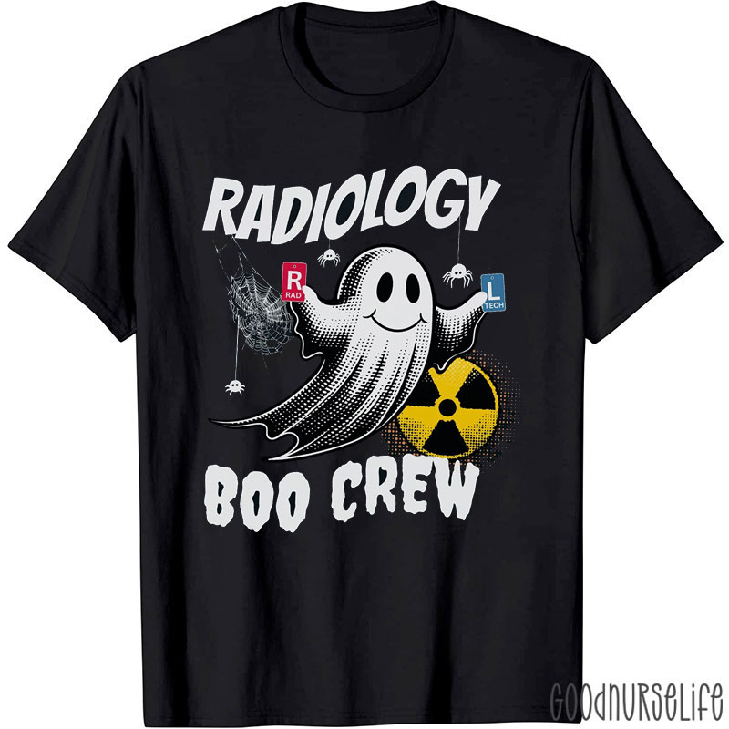 Halloween Ghost Radiology Boo Crew T-Shirt