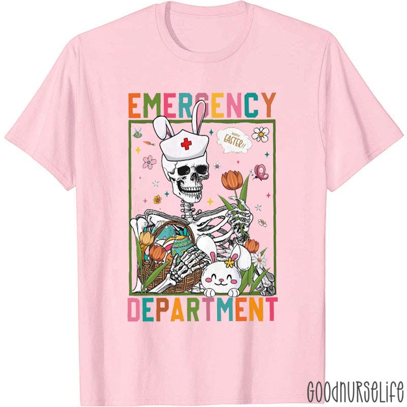 Happy Easter Emergency Department Nurse T-Shirt