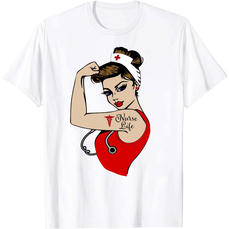 Women Power Nurse T-Shirt