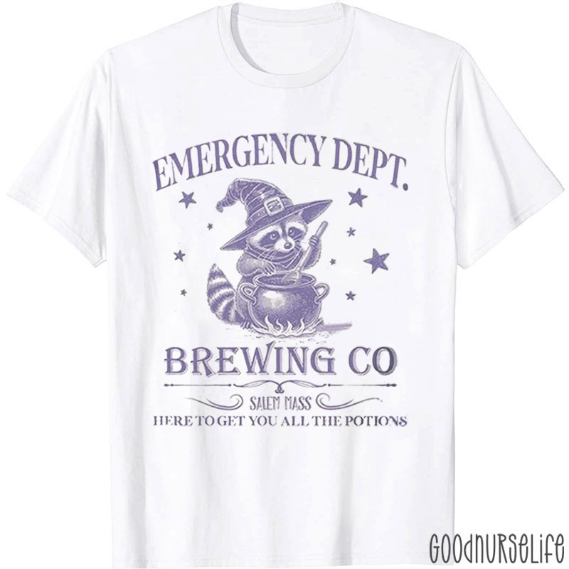 Emergency Room Brewing Co Nurse T-Shirt