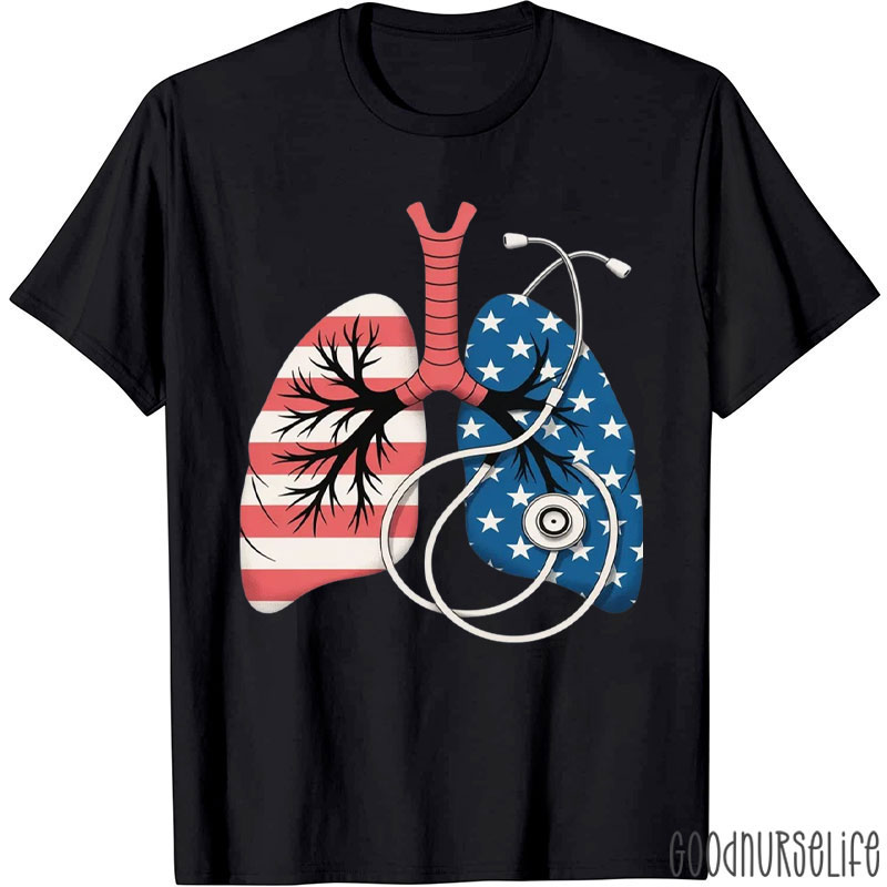 4th Of July Respiratory Therapist RT T-Shirt