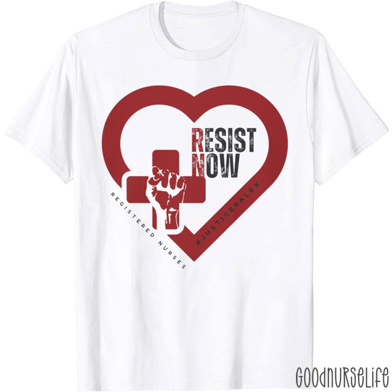 RN Resist Now Nurse T-shirt