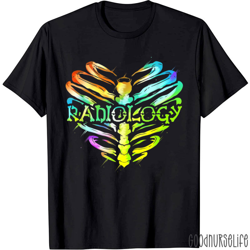 Radiology Heart Ribcage T-Shirt