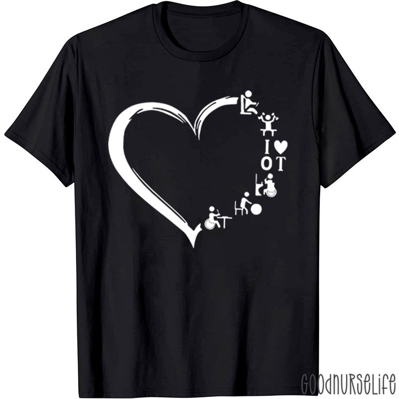 Physical Therapy Love Therapist Nurse T-Shirt