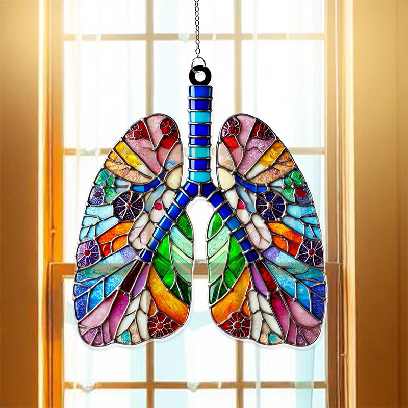 Colorful Lung Suncatcher