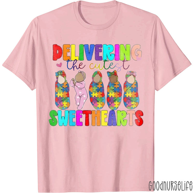 Delivering The Cutest Sweethearts Autism T-Shirt
