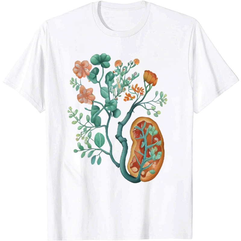 Flowers Grow In Organs Nurse T-shirt