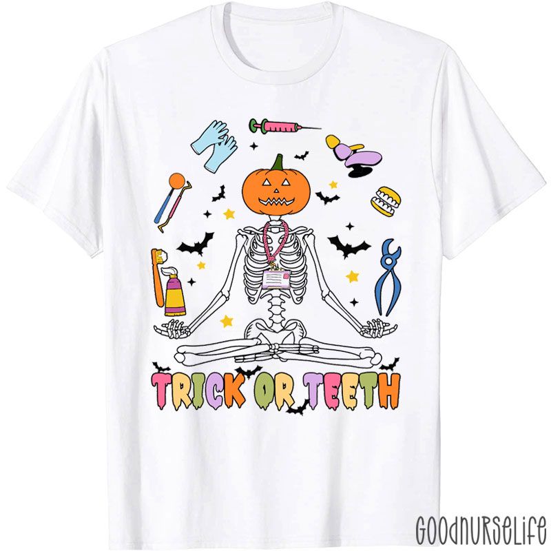 Skeleton Trick Or Teeth T-Shirt