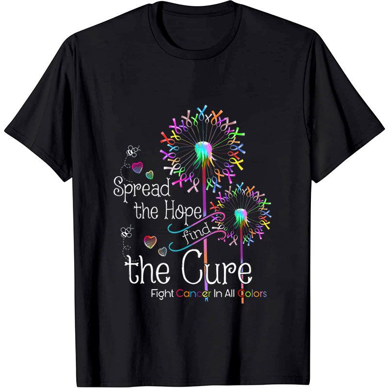 Spread The Hope Find The Cure Nurse T-Shirt
