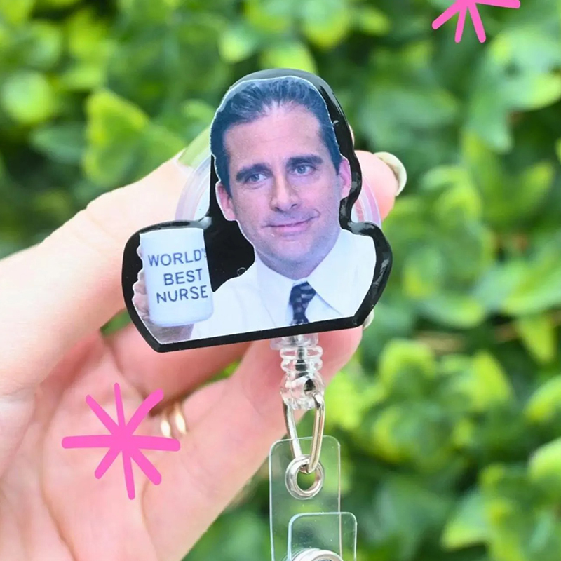 World's Best Nurse Badge Reel