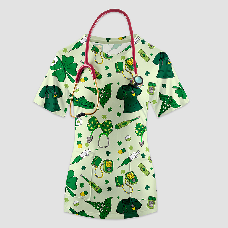 Happy St. Patrick's Day Nurse Uniform