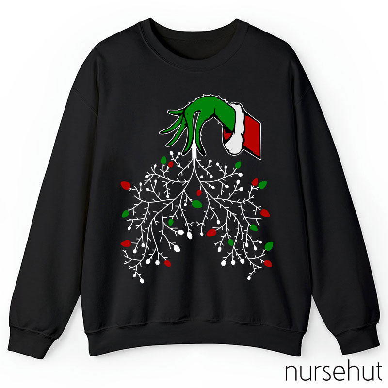 It's Time To Turn On The Christmas Lights Nurse Sweatshirt