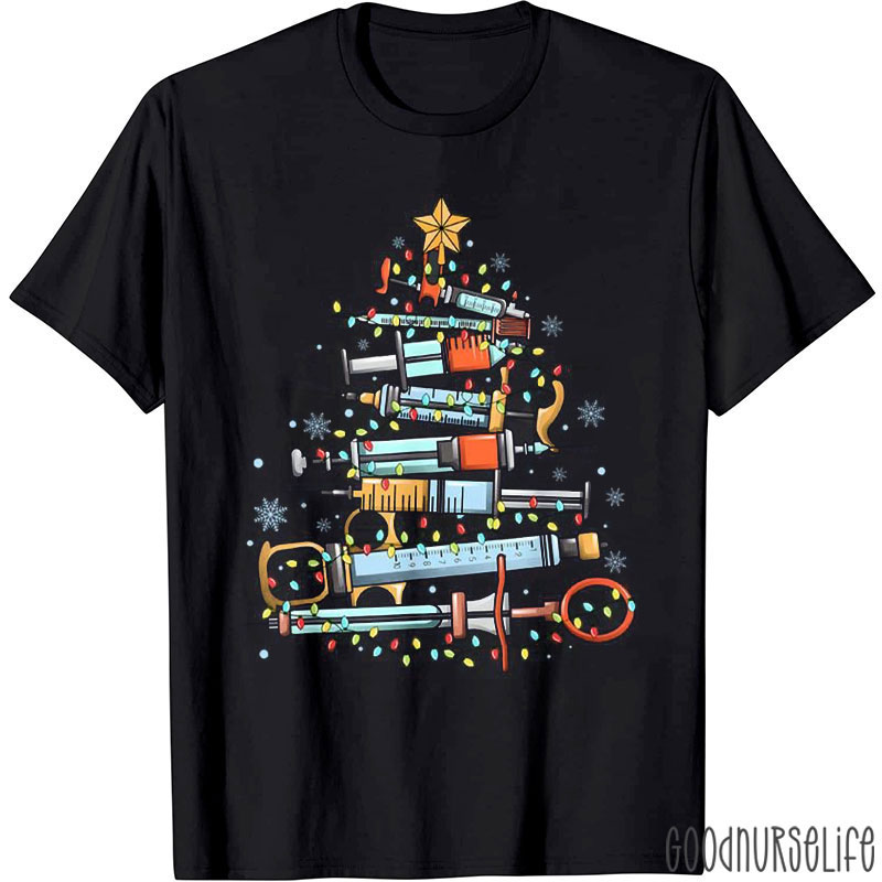 Festive Lab Tech Typography T-Shirt