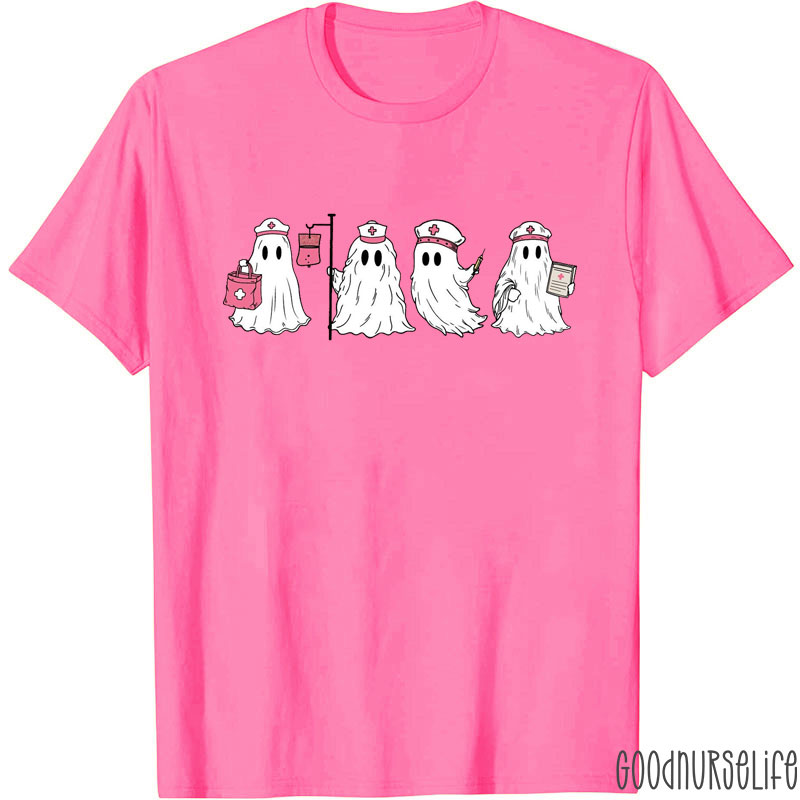 Interesting Medical Nurse Ghosts Crew Nurse T-Shirt