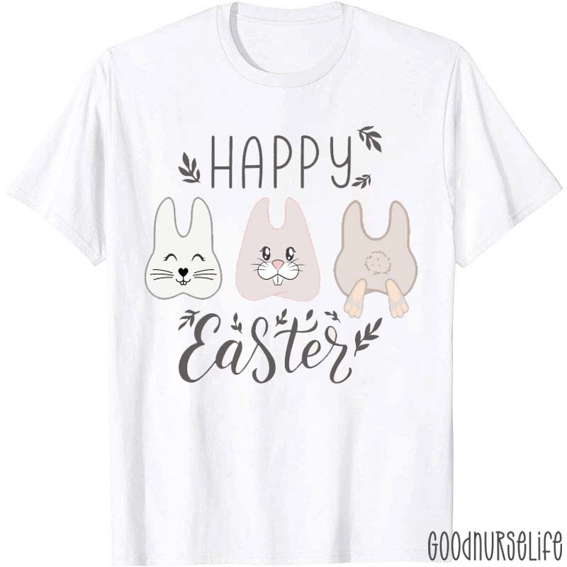 Bunny Tooth Happy Easter T-Shirt