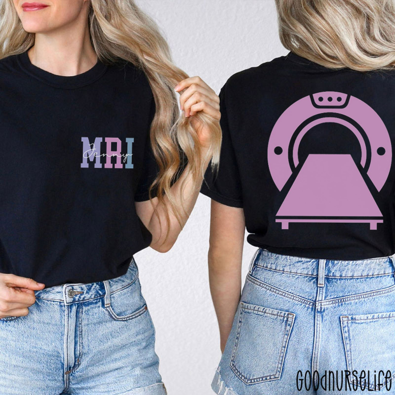 Personalized Mri Ct Scan Two Sided T-Shirt