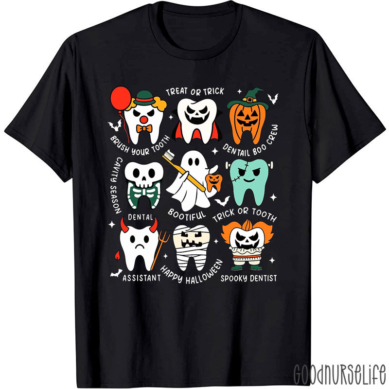 Halloween Dental Character T-Shirt