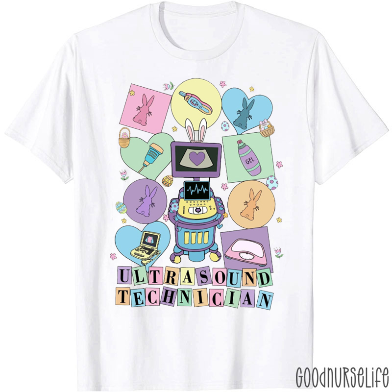 Ultrasound Technician Easter T-shirt