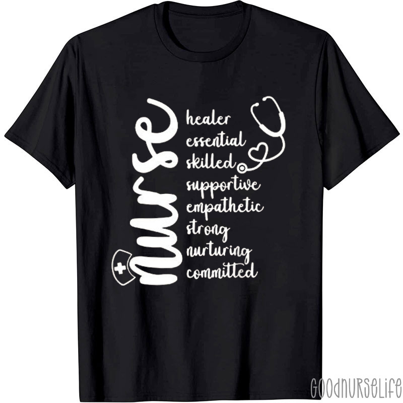 Healer Essential Skilled Nurse T-Shirt