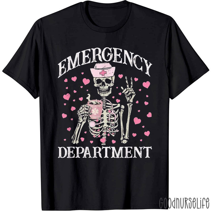 Valentine Emergency Department Nurse T-Shirt