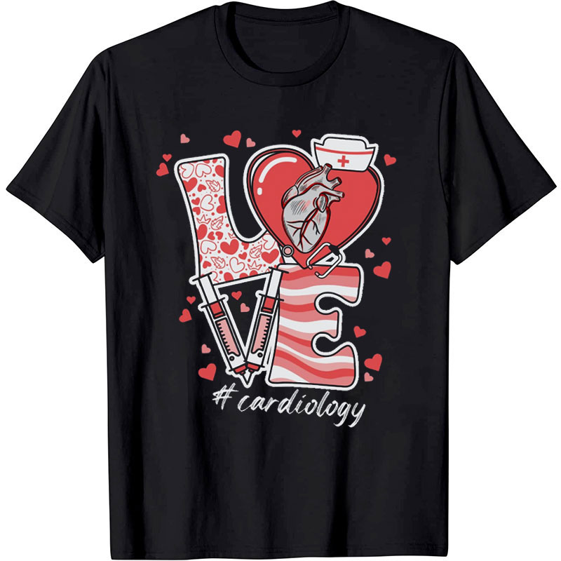 Love Cardiology Nurse T-Shirt