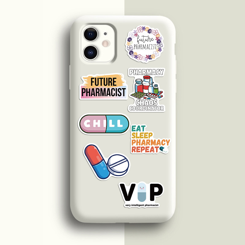 50PCS Veterinary Hospital Pharmacist Nurse Stickers