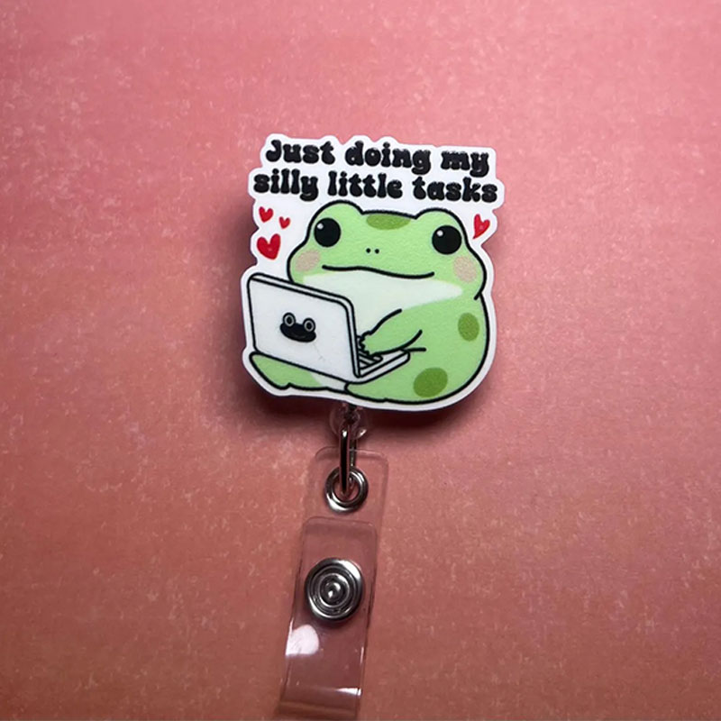 Just Doing My Silly Little Tasks Badge Reel