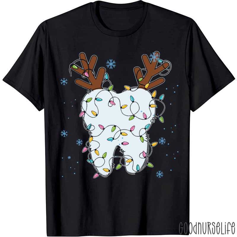 Reindeer Tooth Holiday T-Shirt