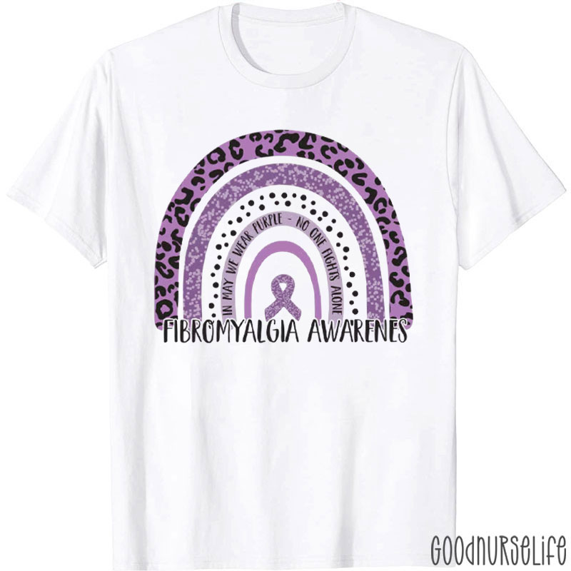 Fibromyalgia Awarenes Nurse T-Shirt