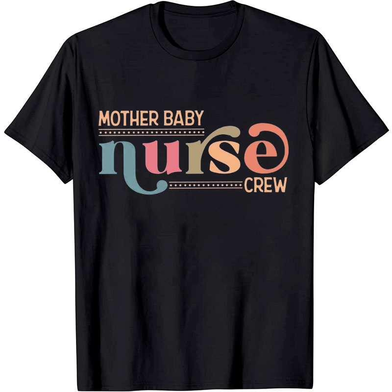 Retro Mother Baby Nurse T-Shirt