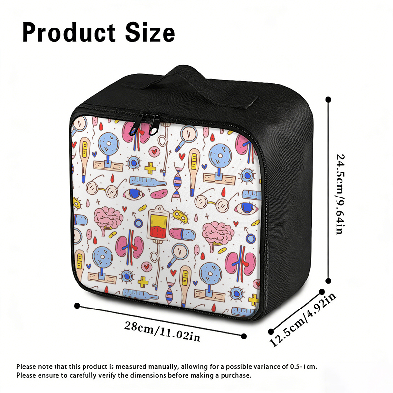 Cute Medical Icons Nurse First Aid Kit Bag