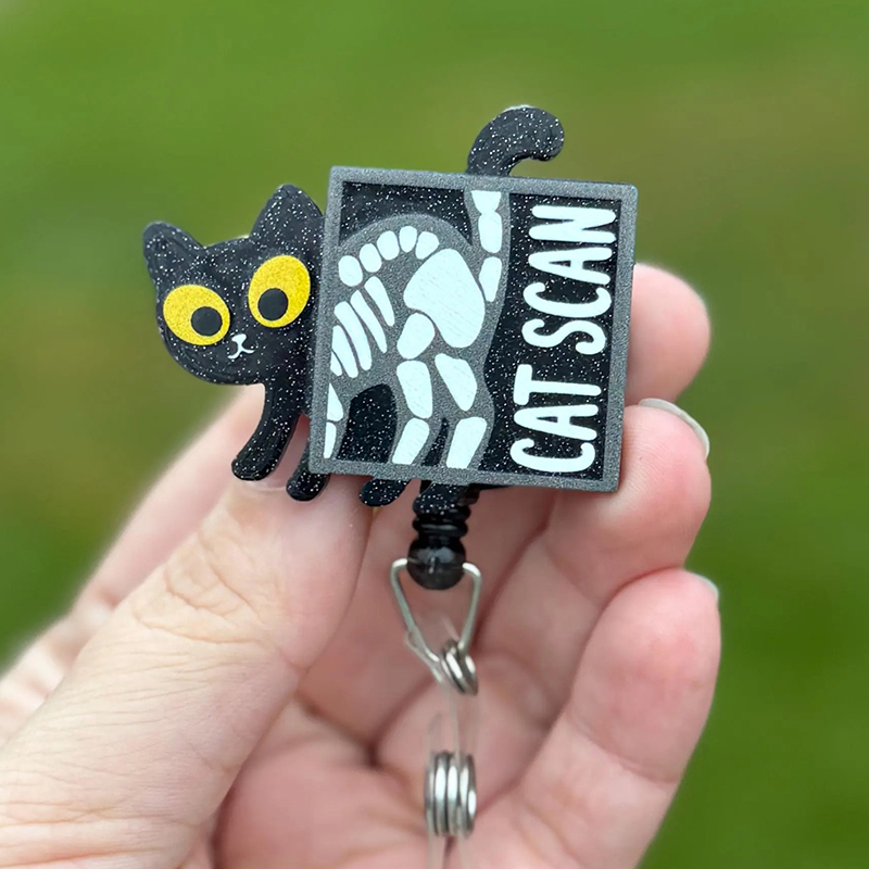 Cat Scan Radiology Badge Reel