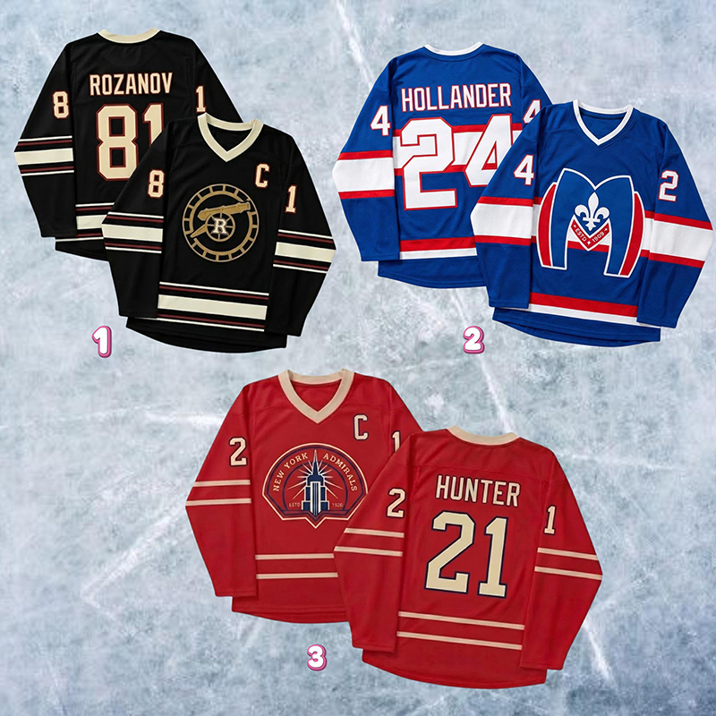 Hockey Movie Inspired  Long Sleeve Jersey