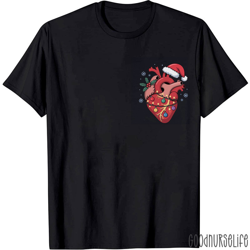 Anatomical Heart Christmas T-Shirt