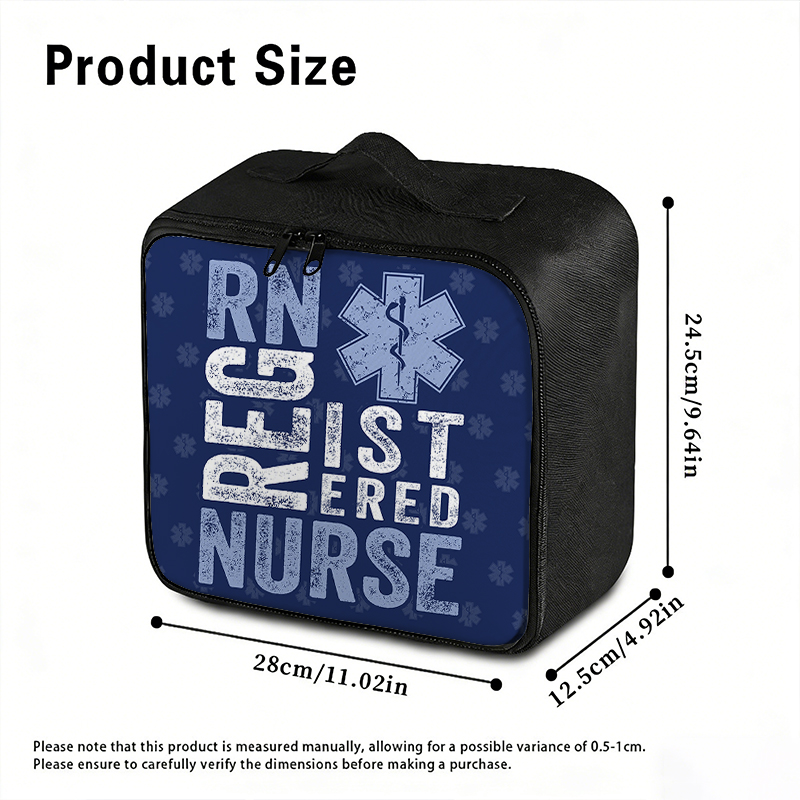 Registered Nurse Caduceus Symbol Nurse First Aid Kit Bag