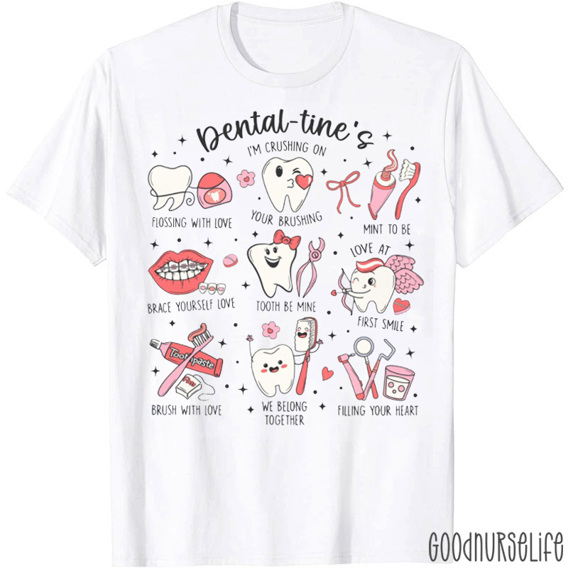 Dentaltine's I'm Crushing On Your Brushing T-shirt
