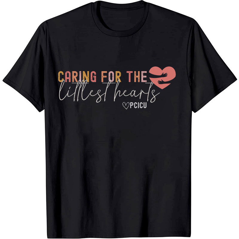 Caring For The Little Hearts Nurse T-shirt