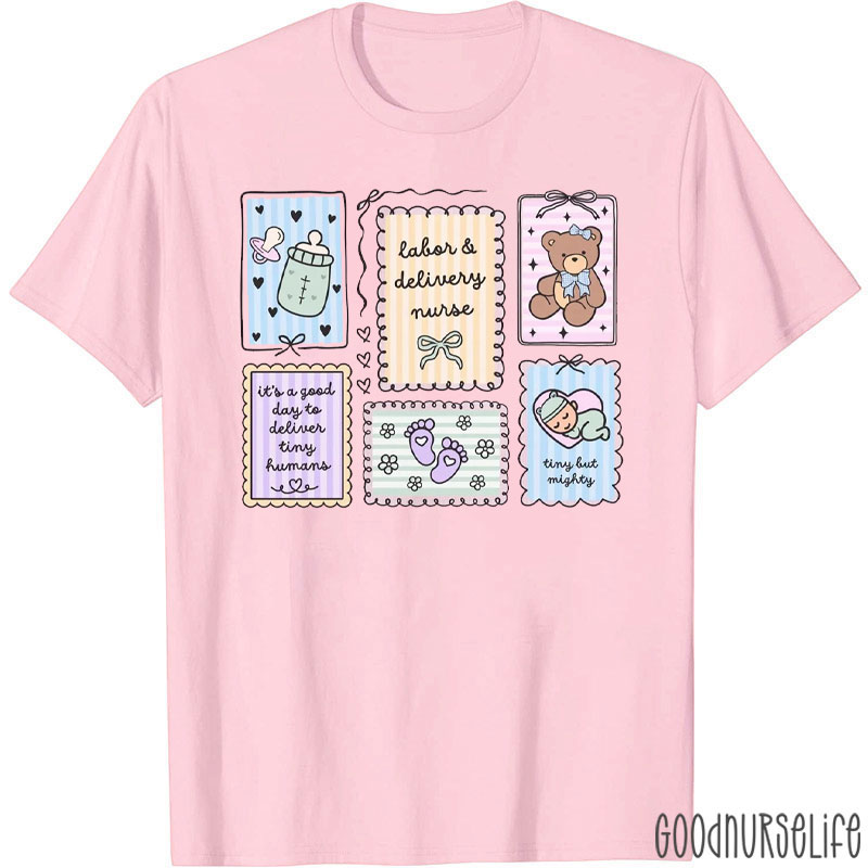 Labor And Delivery Nurse Cute Baby Nurse T-Shirt