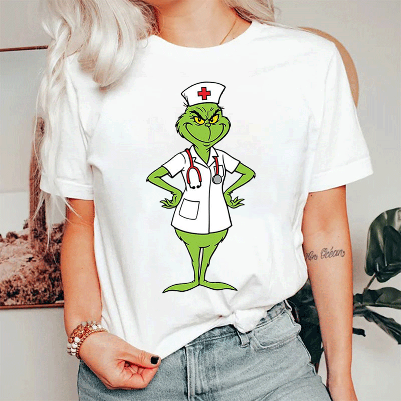 Green Monster Nurse T-shirt