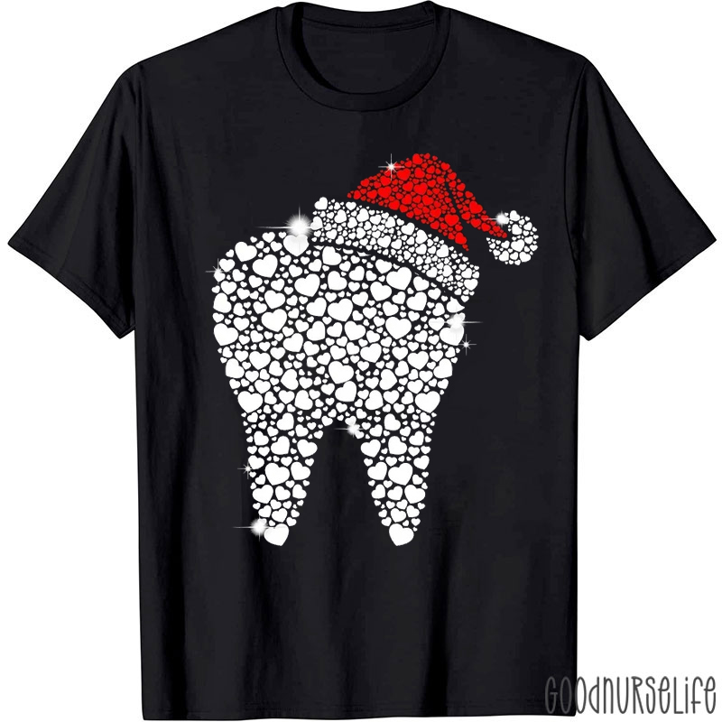 Tooth Made Of Hearts Xmas Vibe T-Shirt