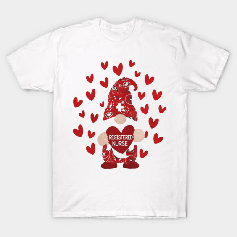 Personalized Gonme Holding A Heart Nurse T-Shirt