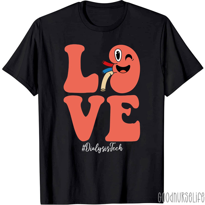 Personalized Love Kidney Nurse T-shirt