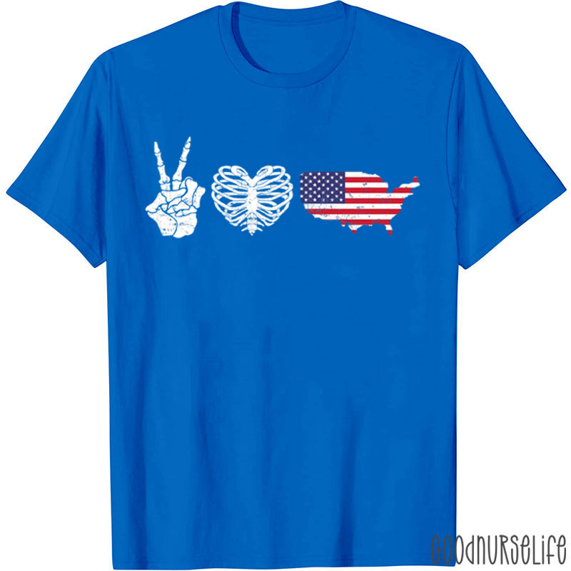 Radiology 4th Of July Rad Tech X-ray Patriotic T-Shirt