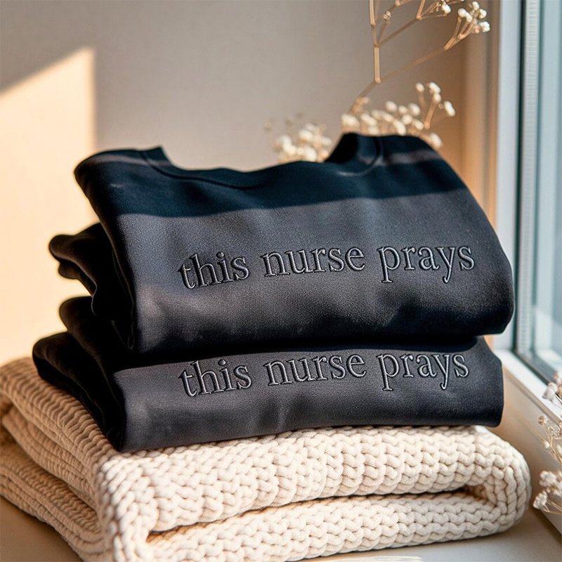 This Nurse Prays Nurse Sweatshirt