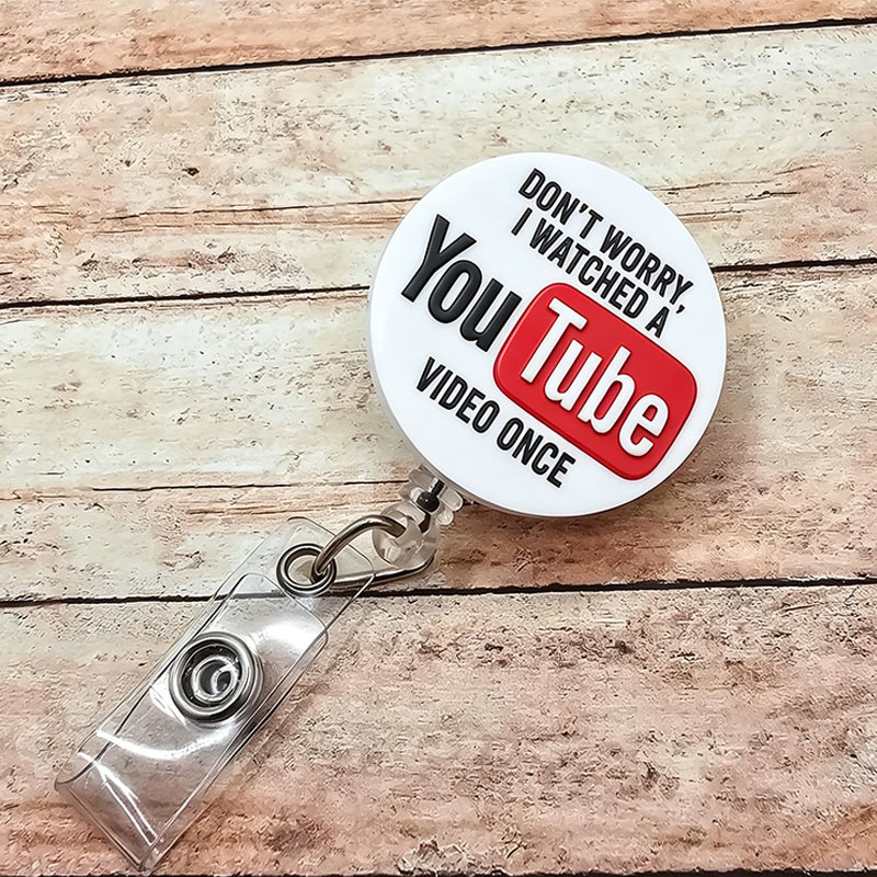 Don't Worry I Watched A Youtube Video Once Badge Reel